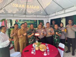 Kunjungan Forkompimcam Rungkut dan Gunung Anyar Dalam Rangka HUT TNI KE 81 di Koramil 0830-11/Rungkut
