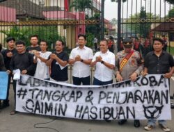 Geruduk Polda Sumut, AMPD Sumut : Labura Darurat Narkoba, Tangkap Proses Saimin Harahap