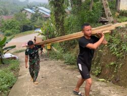 Terima Kasih TNI, Bu Rifin Rasakan Kehadiran Satgas TMMD Ke-130 Kodim 1210/Landak