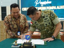 Kodam XII/Tpr Terima Bantuan 100 Unit Mesin Pompa Alkon dari BRI Peduli