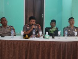 Kapolres Buru Kumpul Bersama Warga Desa Karang Jaya, Serap Aspirasi Dan Sampaikan Pesan Kamtibmas