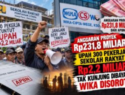 Anggaran Proyek Rp 231,8 Miliar, Upah 300 Pekerja Sekolah Rakyat Rp2,2 Miliar Tak Kunjung Dibayar, WIKA Disorot !