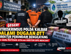 OTT DITRESKRIMSUS POLDA KALBAR GEGerKAN BENGKAYANG, DIREKTUR PERUMDAM DAN SEJUMLAH PIHAK DIKABARKAN DIAMANKAN