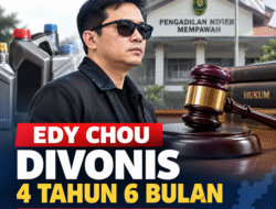 Vonis 4,5 Tahun ! Edy Chou Tetap Ditahan, Kuasa Hukum Siapkan Banding